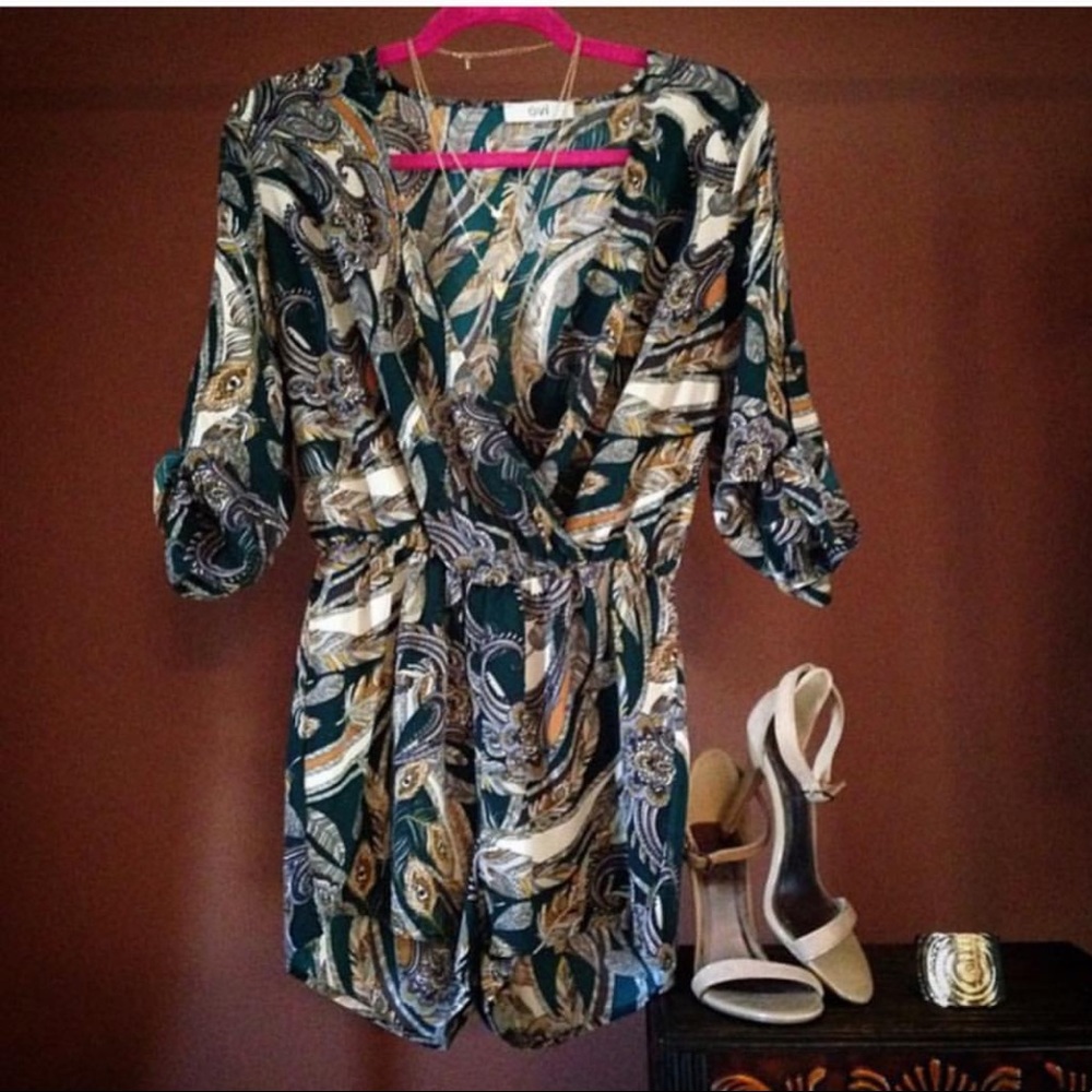 Feather romper